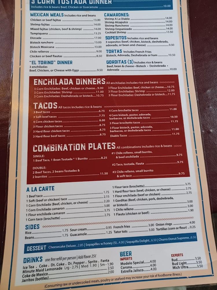 El Torino Menu image 2