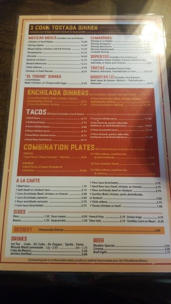 El Torino Menu image 4